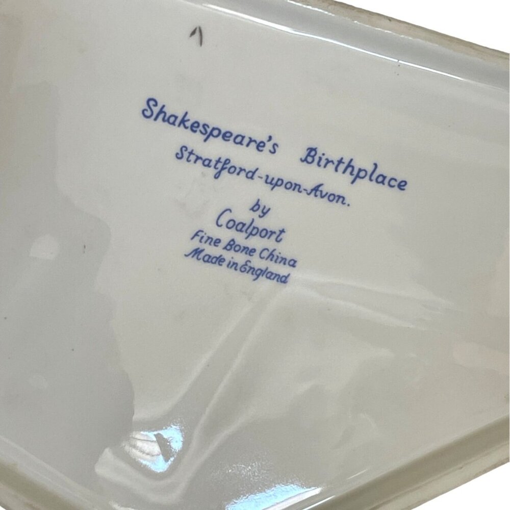 Coalport Shakespeares Birthplace Cottage Collectible Fine Bone China England VTG - Picture 4 of 14